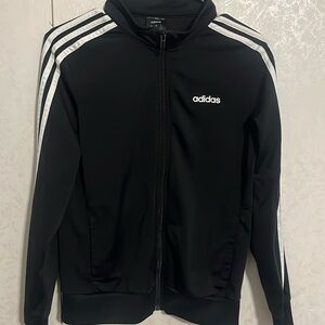 Adidas Zip Jacket 
Black and Size Small